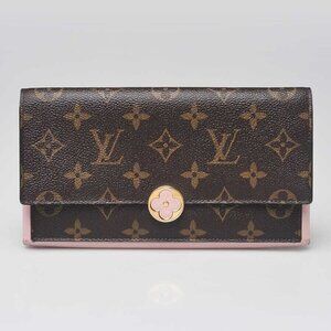 Louis Vuitton Rose Ballerine Monogram Canvas Flore Wallet